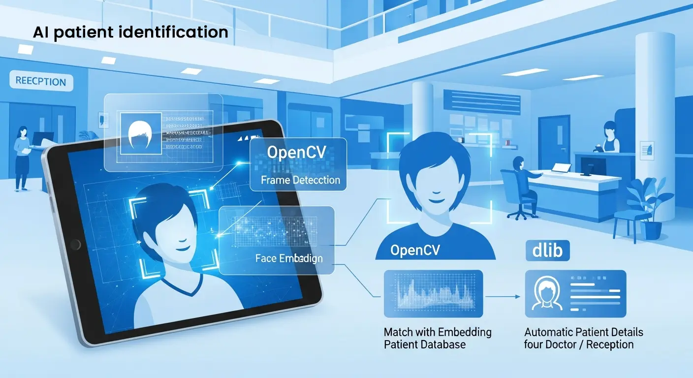 Camera-Based Patient Identification Using dlib & OpenCV for a Large Hospital Group