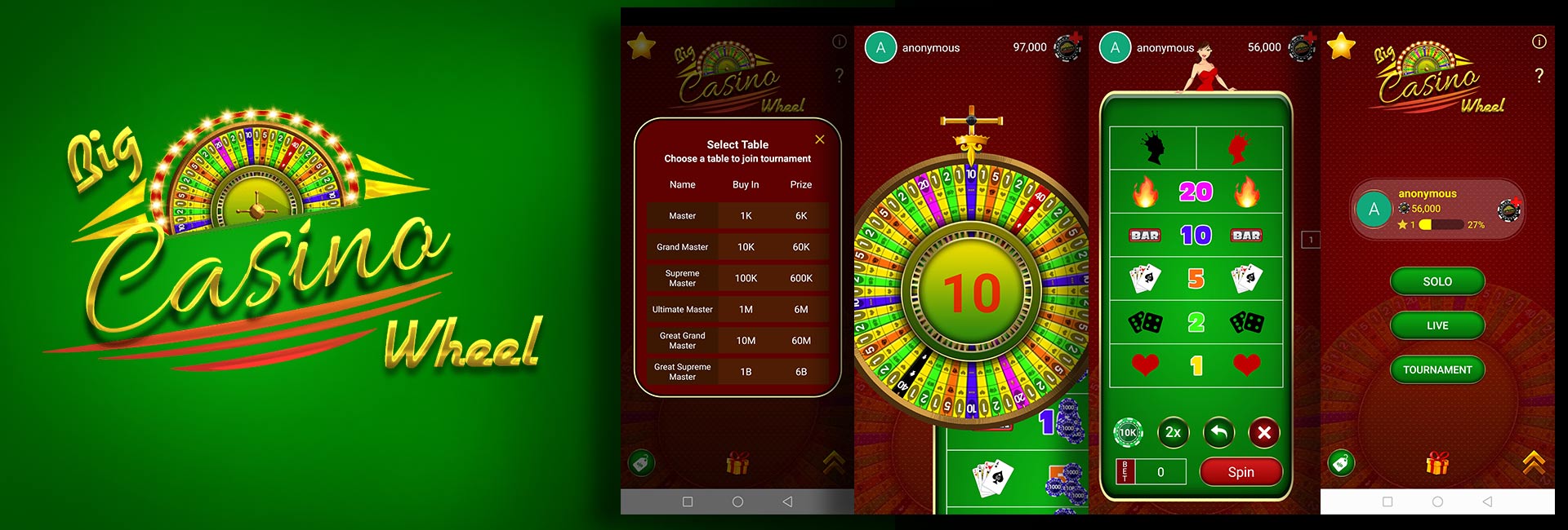 casino wheel game online free
